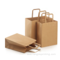 Customized twisted rope handle paper bag